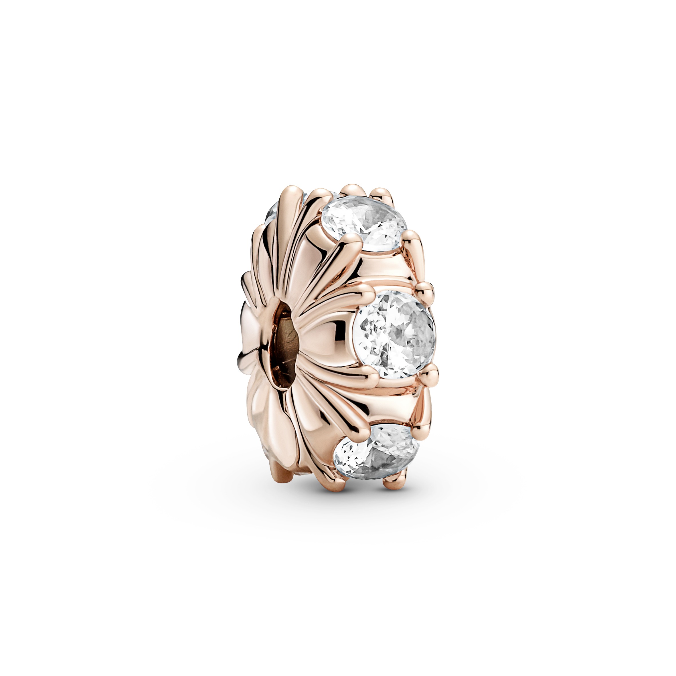 Rose Rose Gold plated metal blend Charm / 780046C01