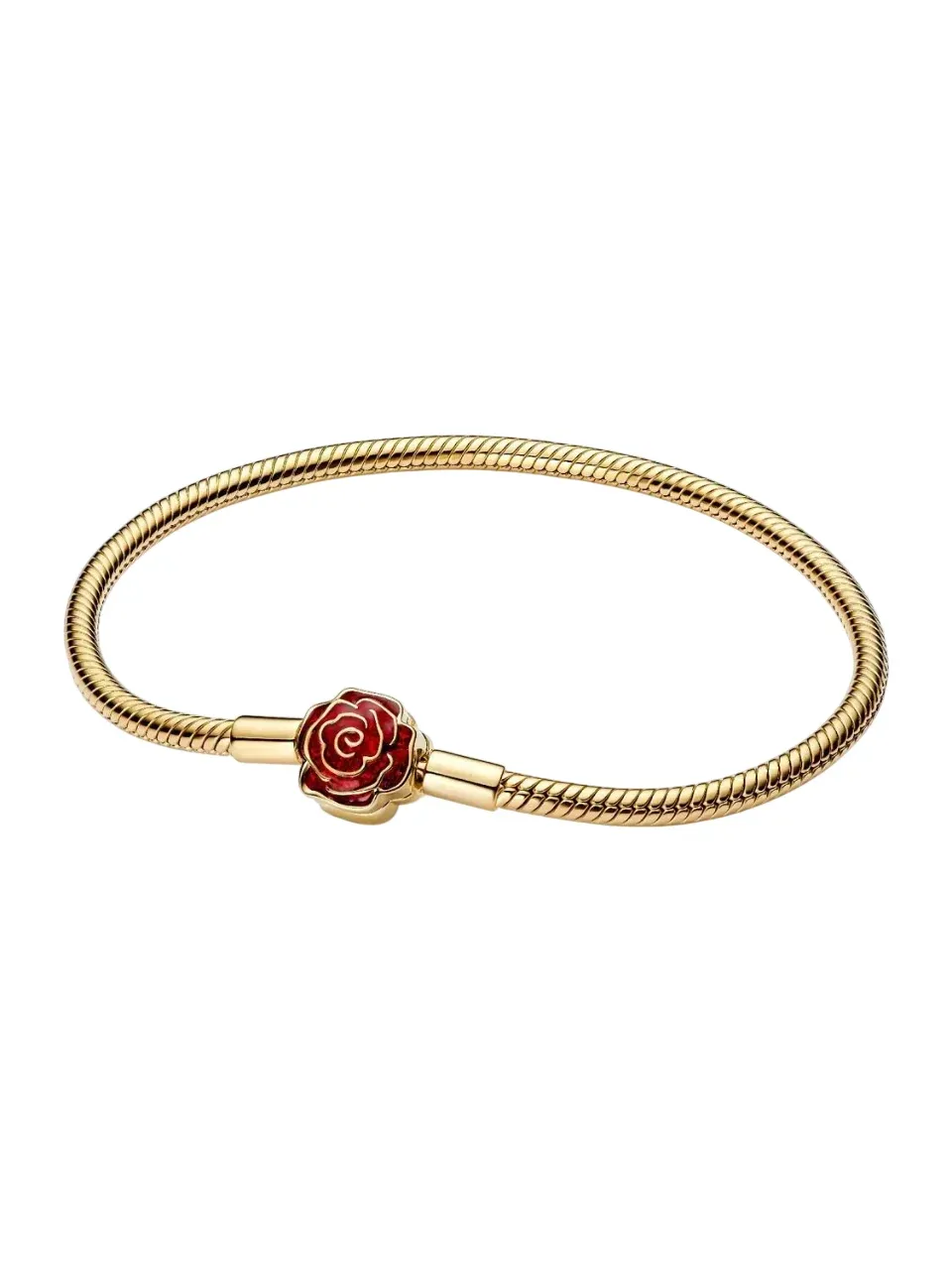 Disney Beauty & The Beast snake chain 14k gold-pla
