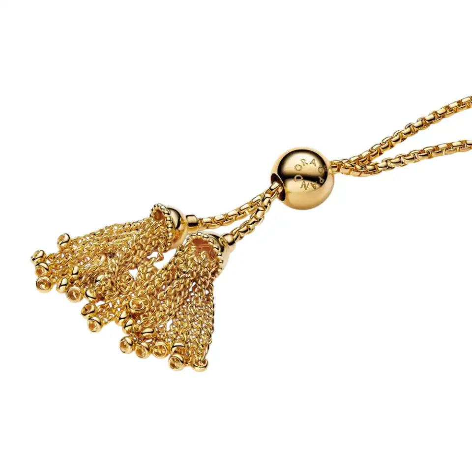 Bee sterling silver slider tennis bracelet with dream blue crystal and clear cubic zirconia/ 594401C01-2