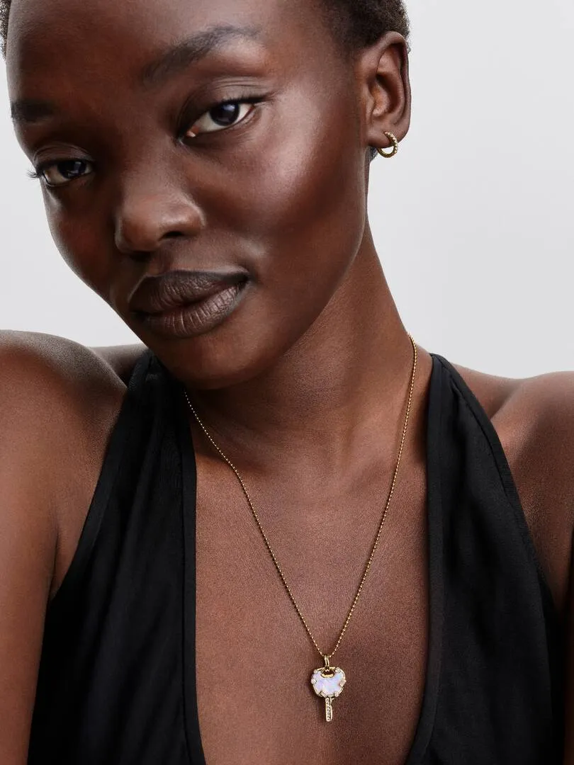 14k gold-plated ball chain/ 364354C00-50