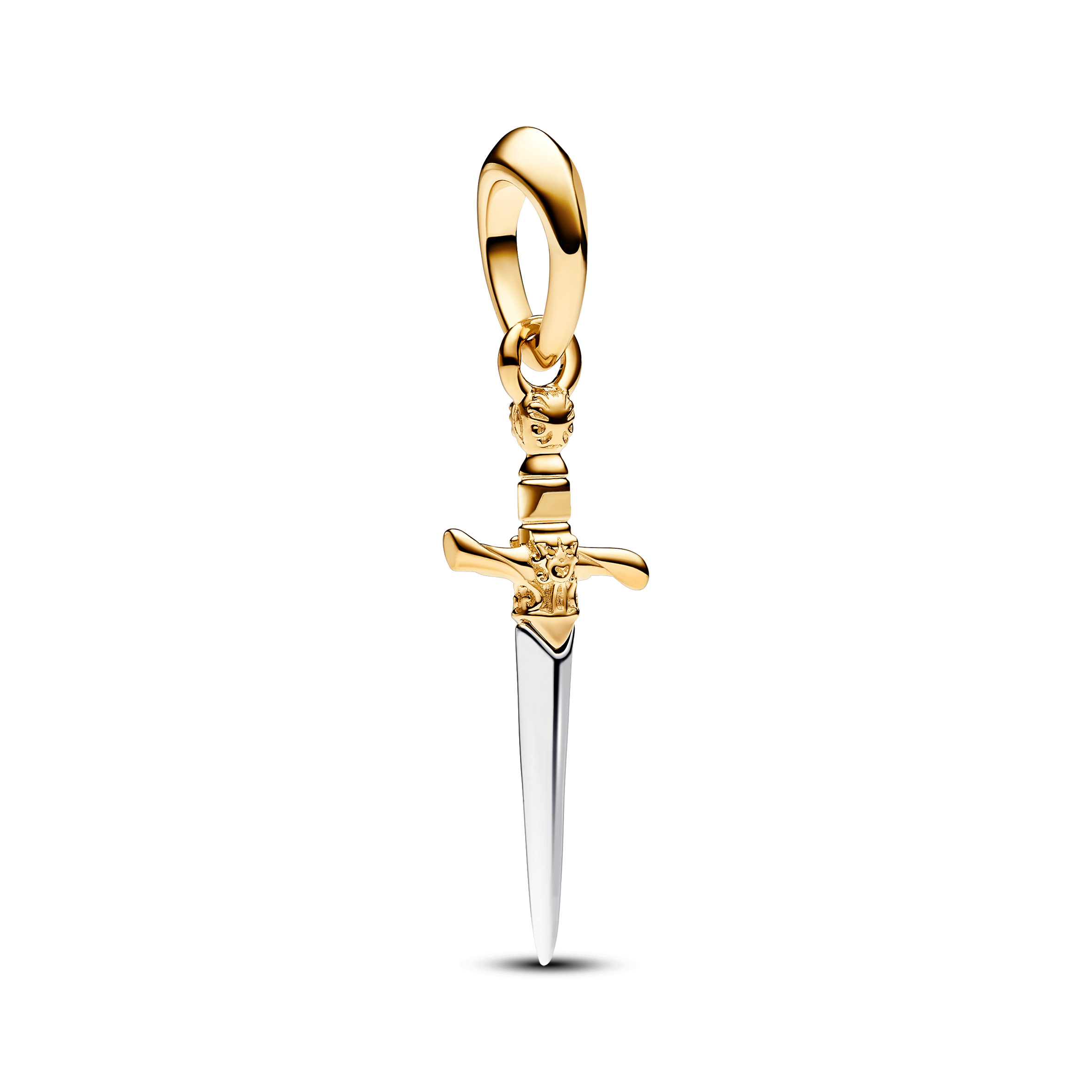 Game of Throne Arya needle sterling silver and 14k gold-plated dangle