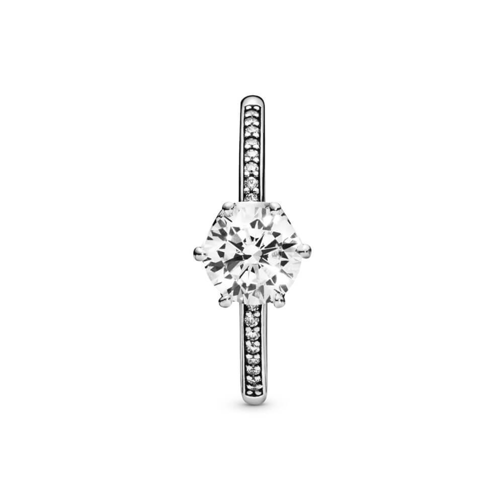 Moments Sterling Silver Ring / 198289CZ-54