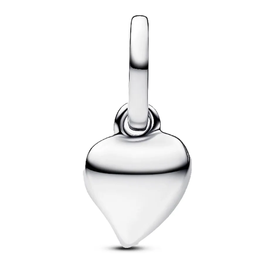 Asymmetric heart sterling silver mini dangle/ 793691C00