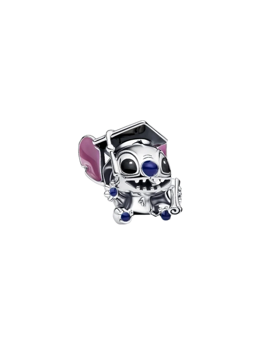 Disney Stitch graduation 2025 sterling silver char
