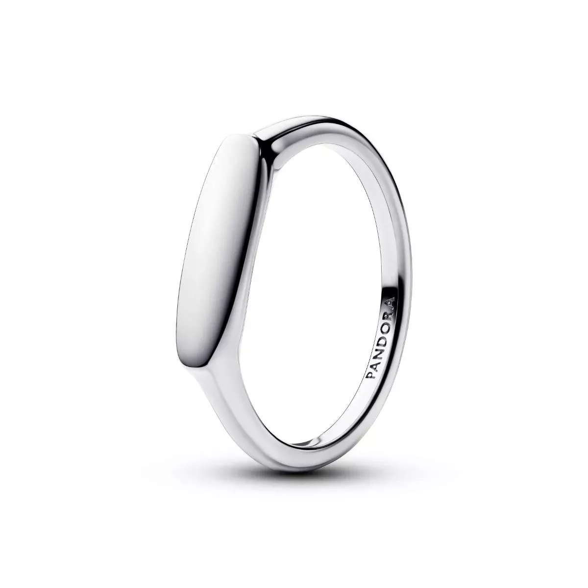 Engravable sterling silver ring