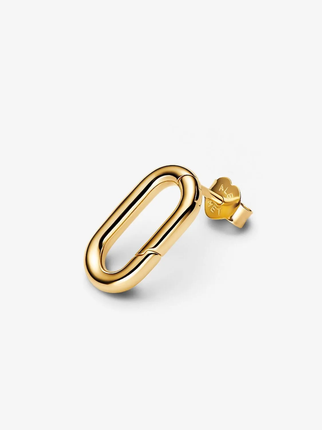 14k gold-plated openable link stud earring/ 263856C00