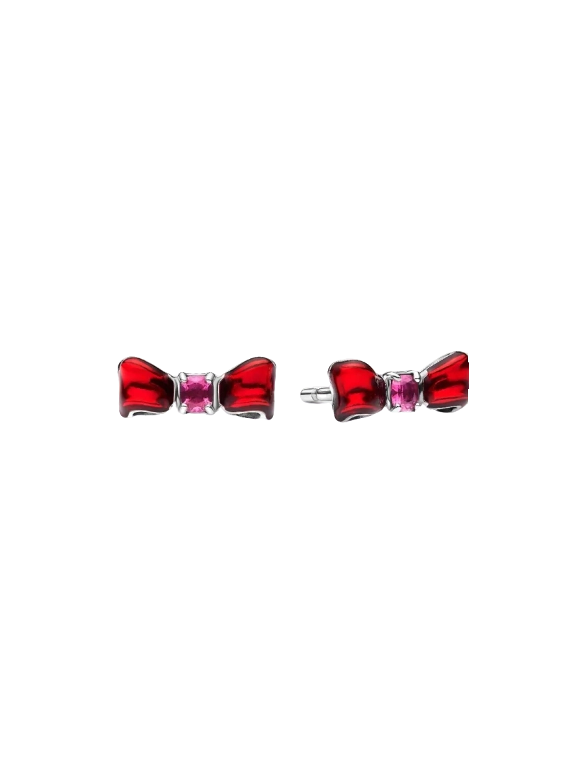 Disney Snow White bow sterling silver stud earring