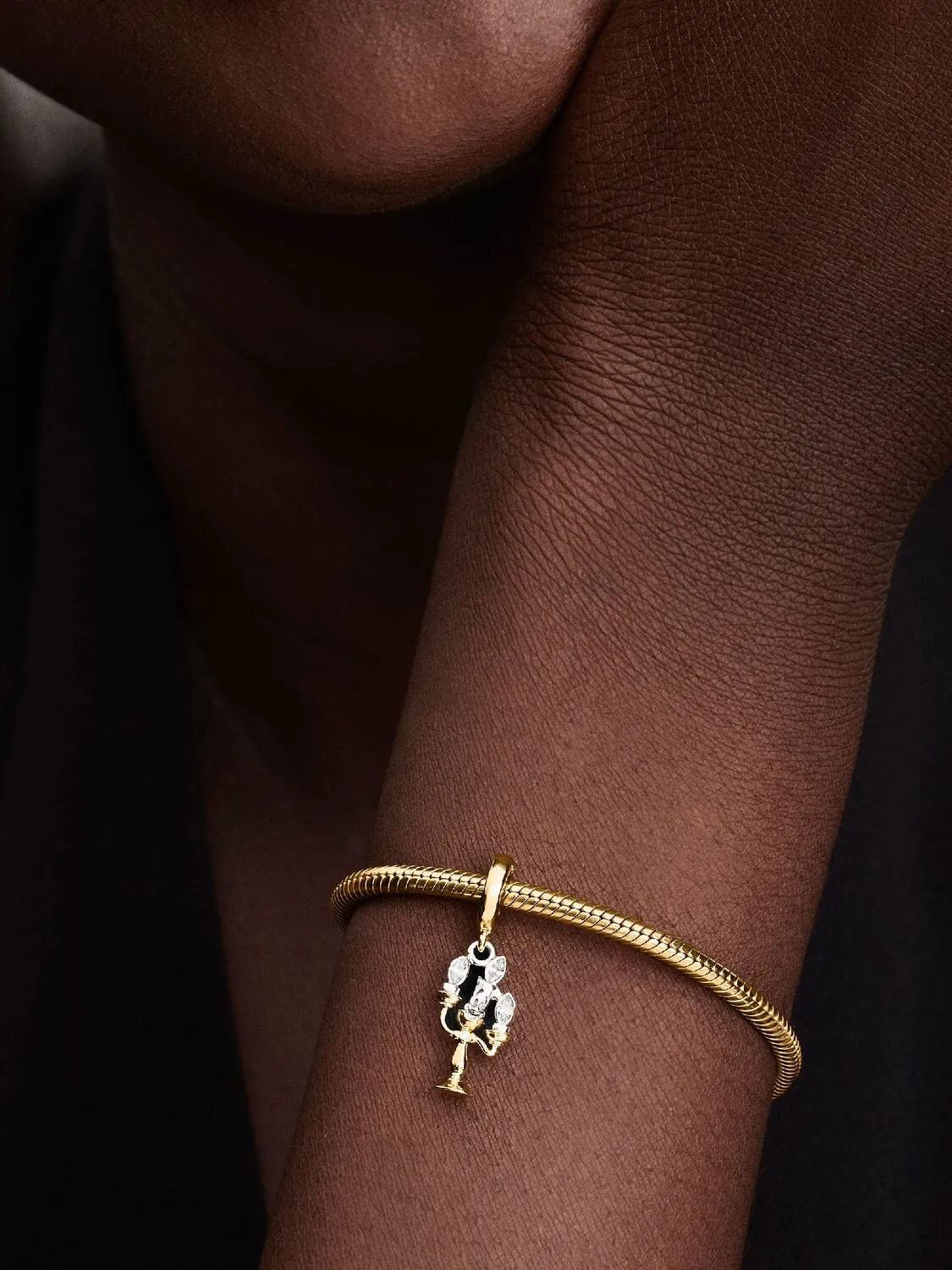 Disney Lumiere sterling silver and 14k gold-plated