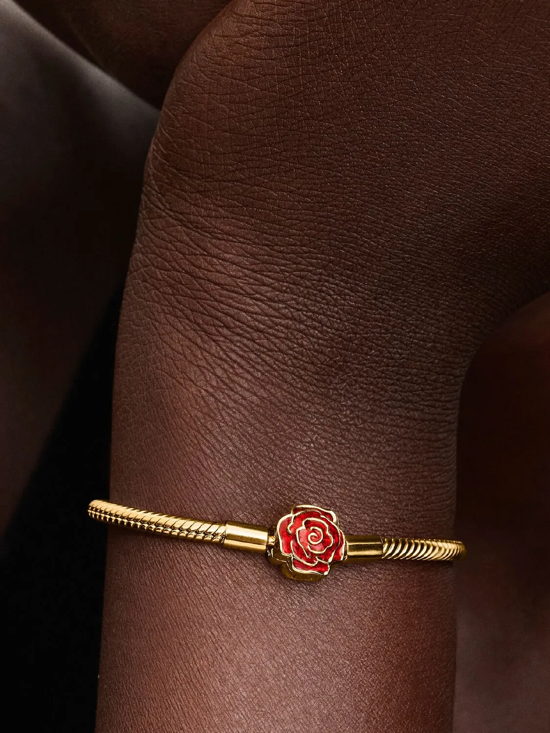Disney Beauty & The Beast snake chain 14k gold-pla