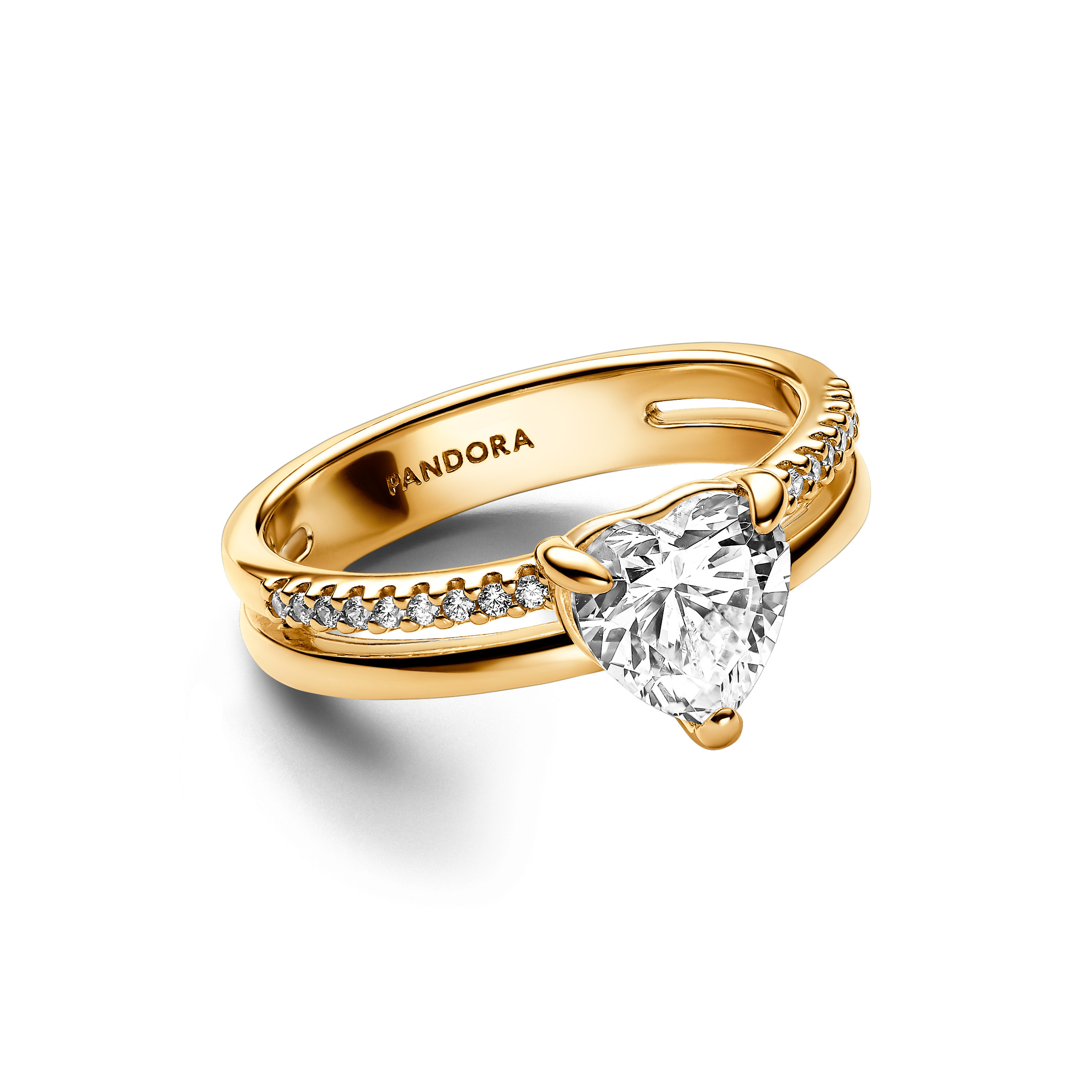 Timeless Gold Plated metal blend Ring / 163100C01-54