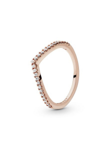 Rose Rose gold plated Ring / 186316CZ-56