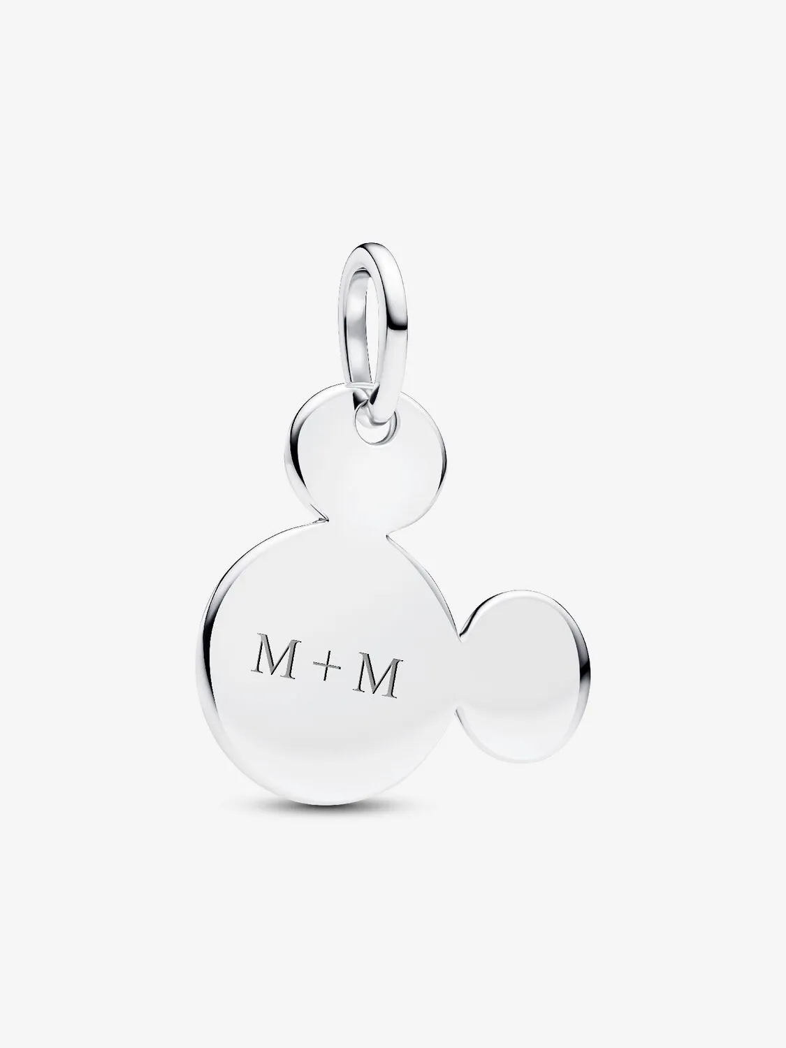 Disney engravable Mickey Mouse sterling silver dangle / 793994C00