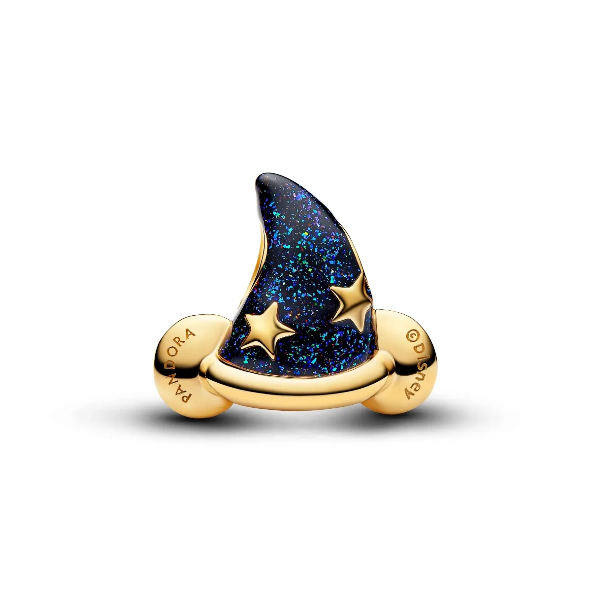 Disney Sorcerers hat 14k gold-plated charm with 0.