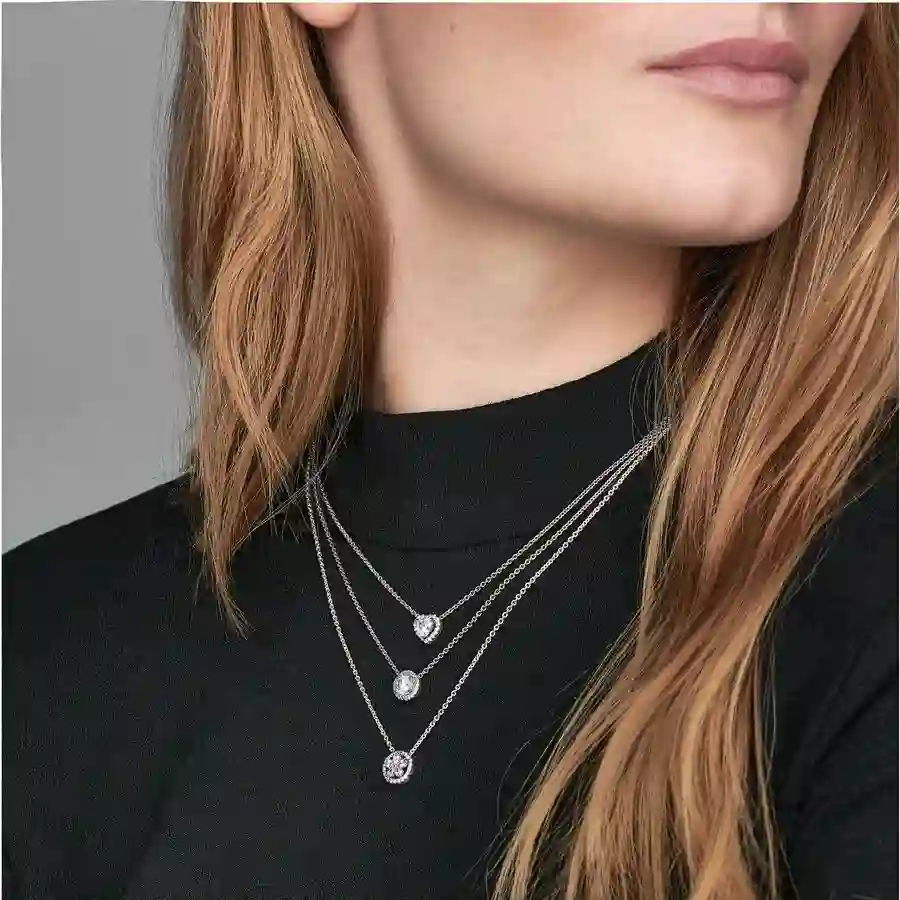 Moments Sterling Silver Necklace / 398425C01-45