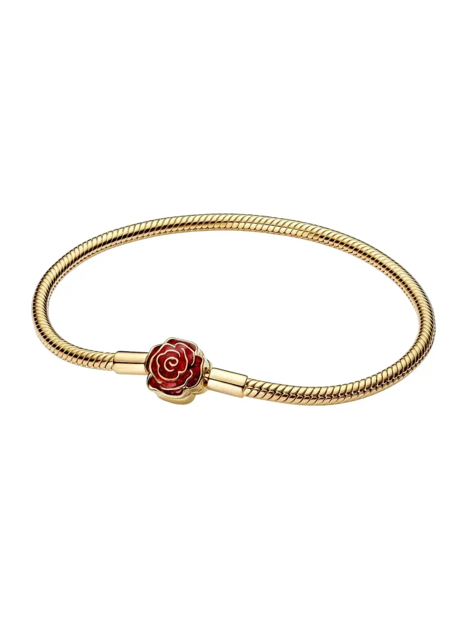 Disney Beauty & The Beast snake chain 14k gold-pla