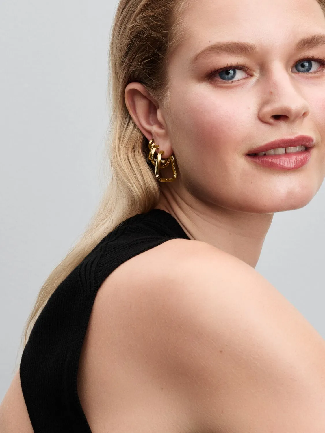 PANDORA ESSENCE 14K Ոսկեպատ Արծաթյա Ականջօղ/ 263876C00