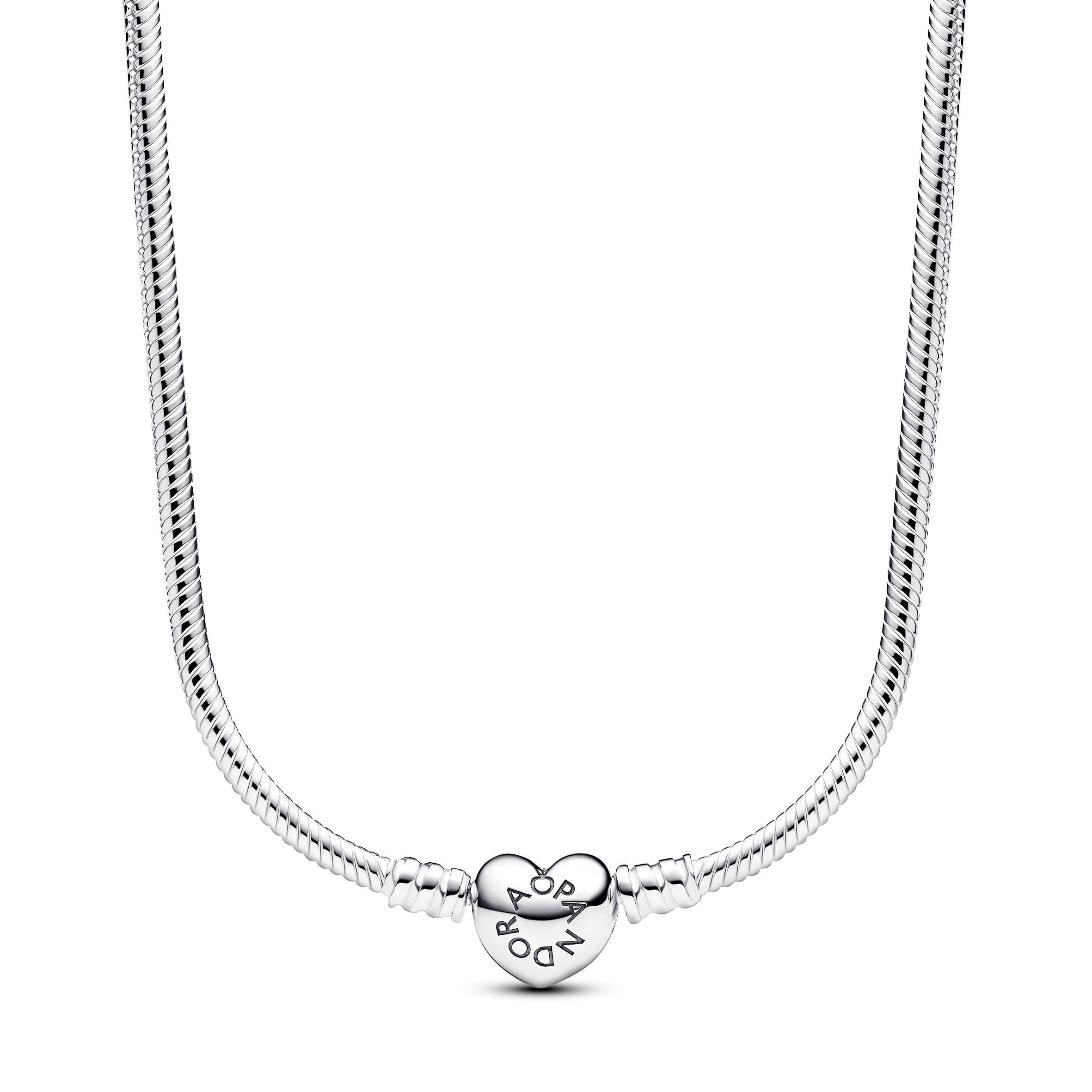 Snake chain sterling silver necklace with engravab