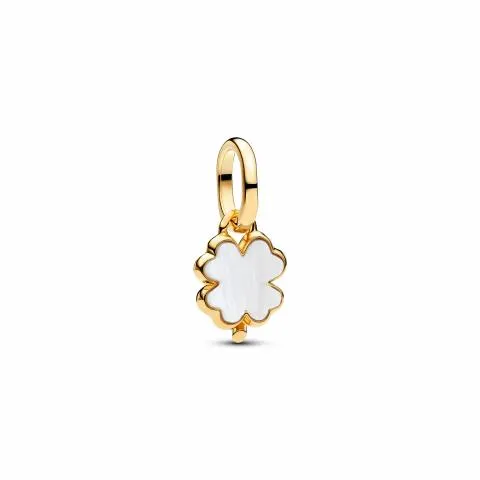Clover 14k gold-plated unique metal blend mini dan