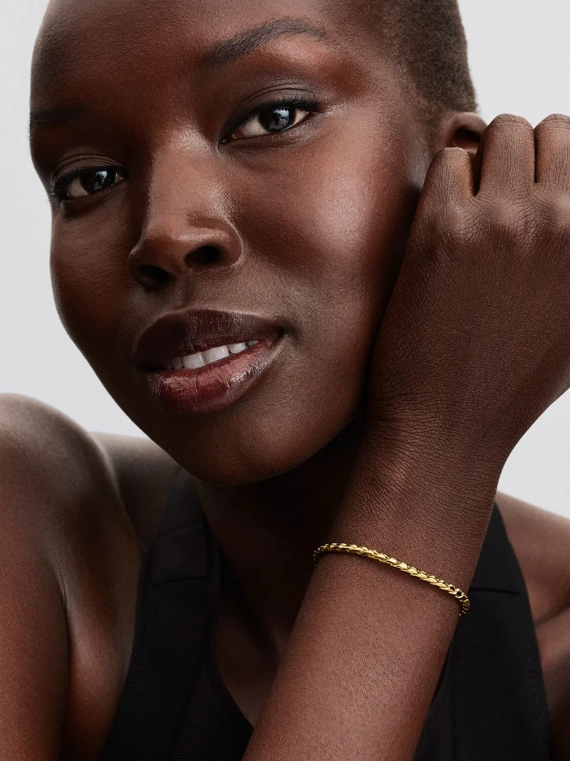 14k gold-plated bracelet / 564028C00-20