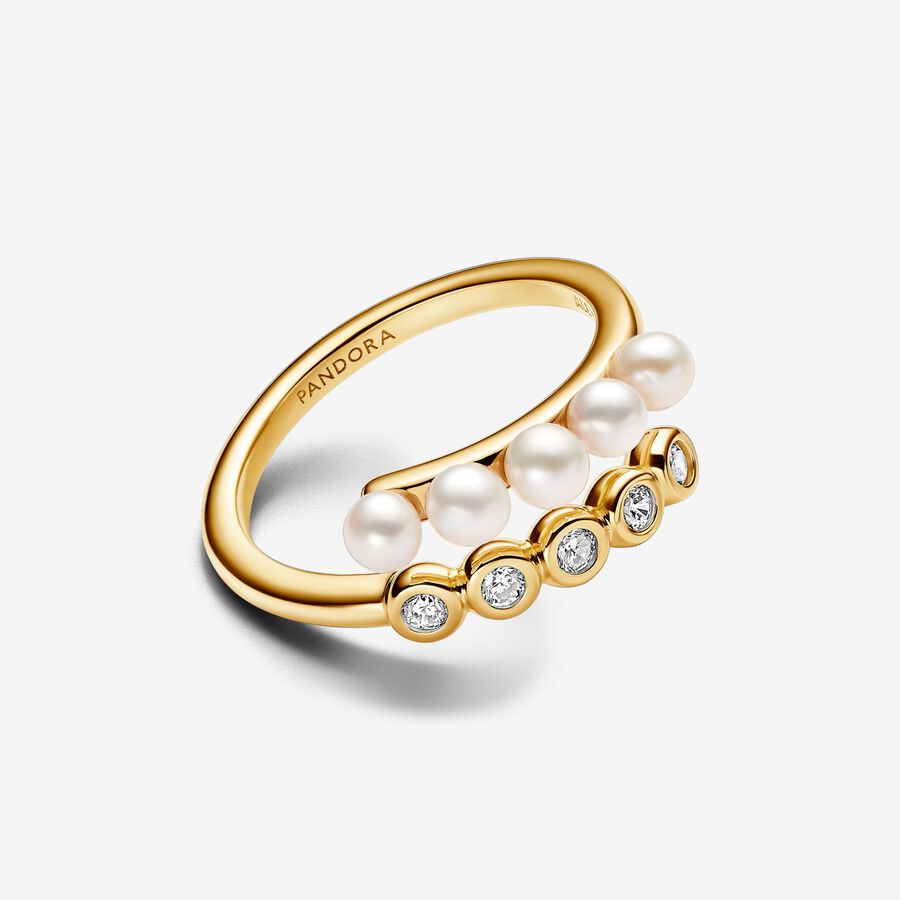 Timeless Gold Plated Ring / 163146C01-54