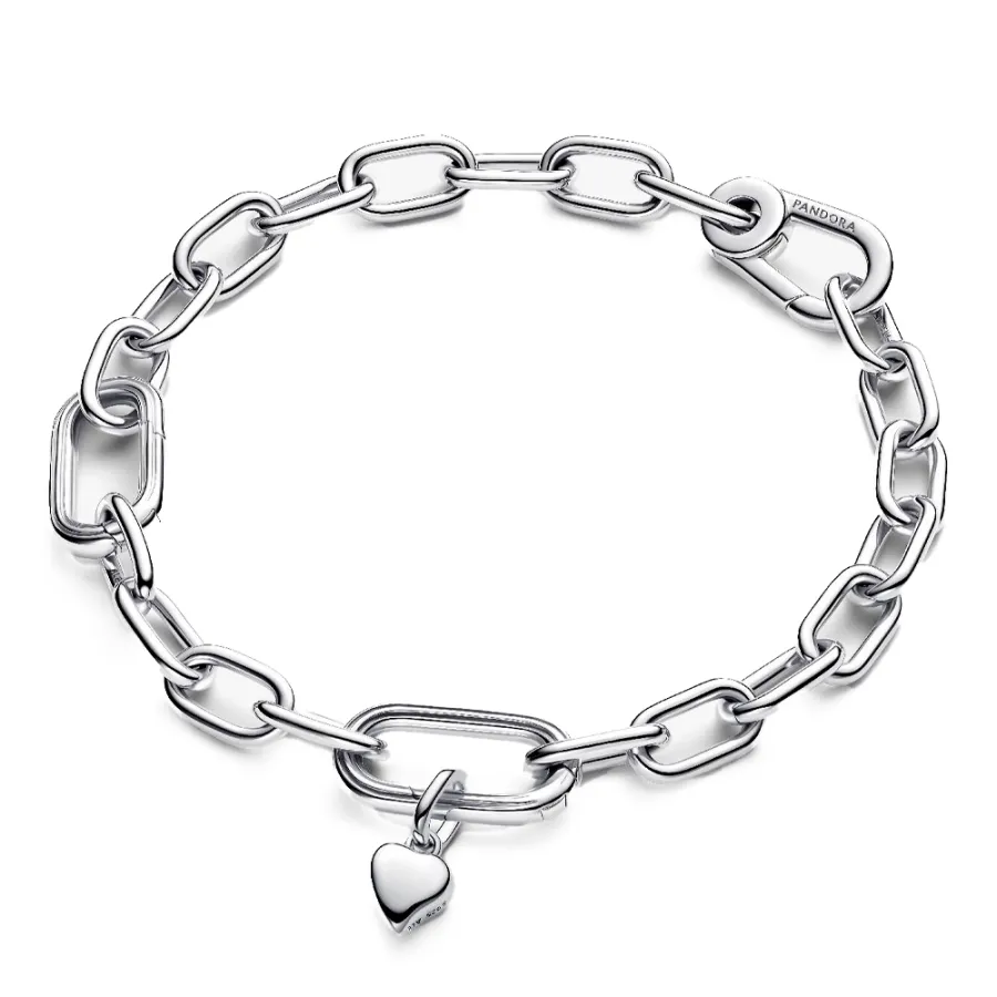 Asymmetric heart sterling silver mini dangle/ 793691C00