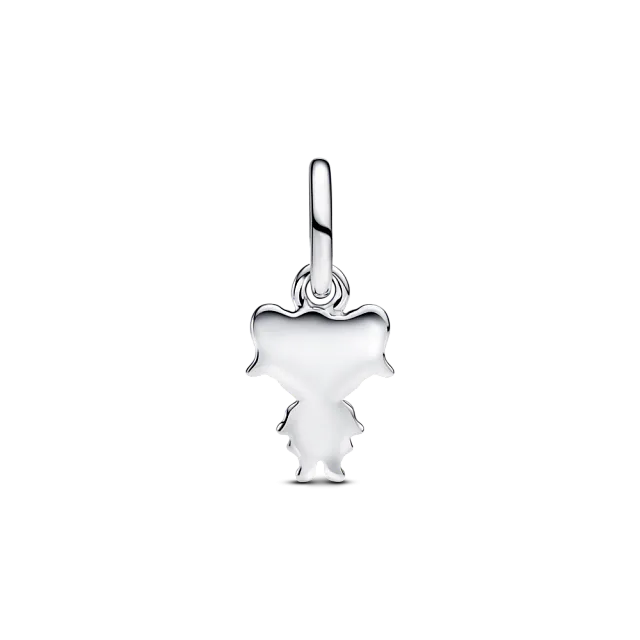 Girl sterling silver and 14k gold-plated dangle/ 763601C00