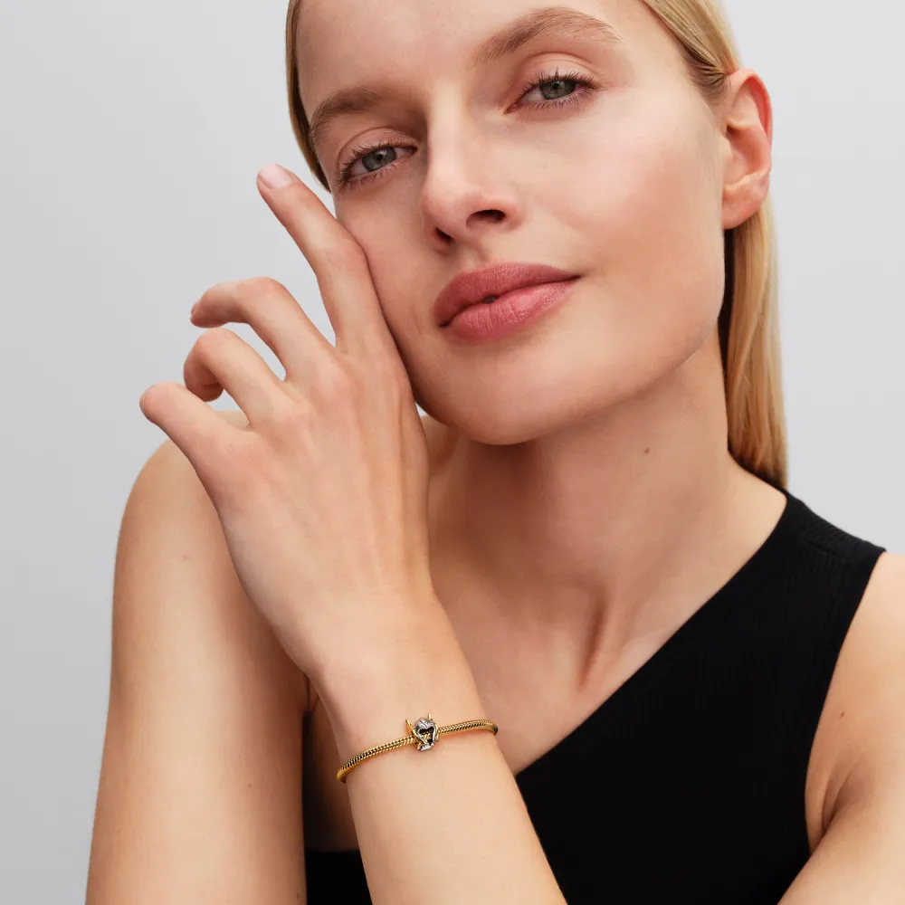 Marvel Thor helmet sterling silver and 14k gold-pl