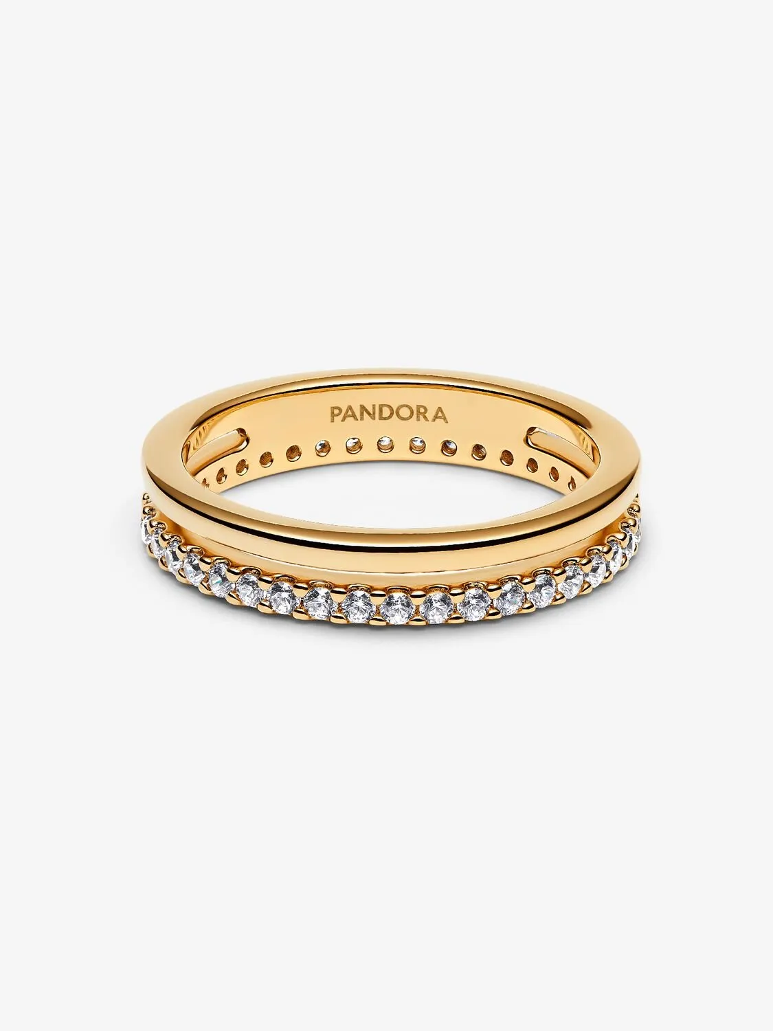 PANDORA 14K Gold Plated Ring/163799C01-56