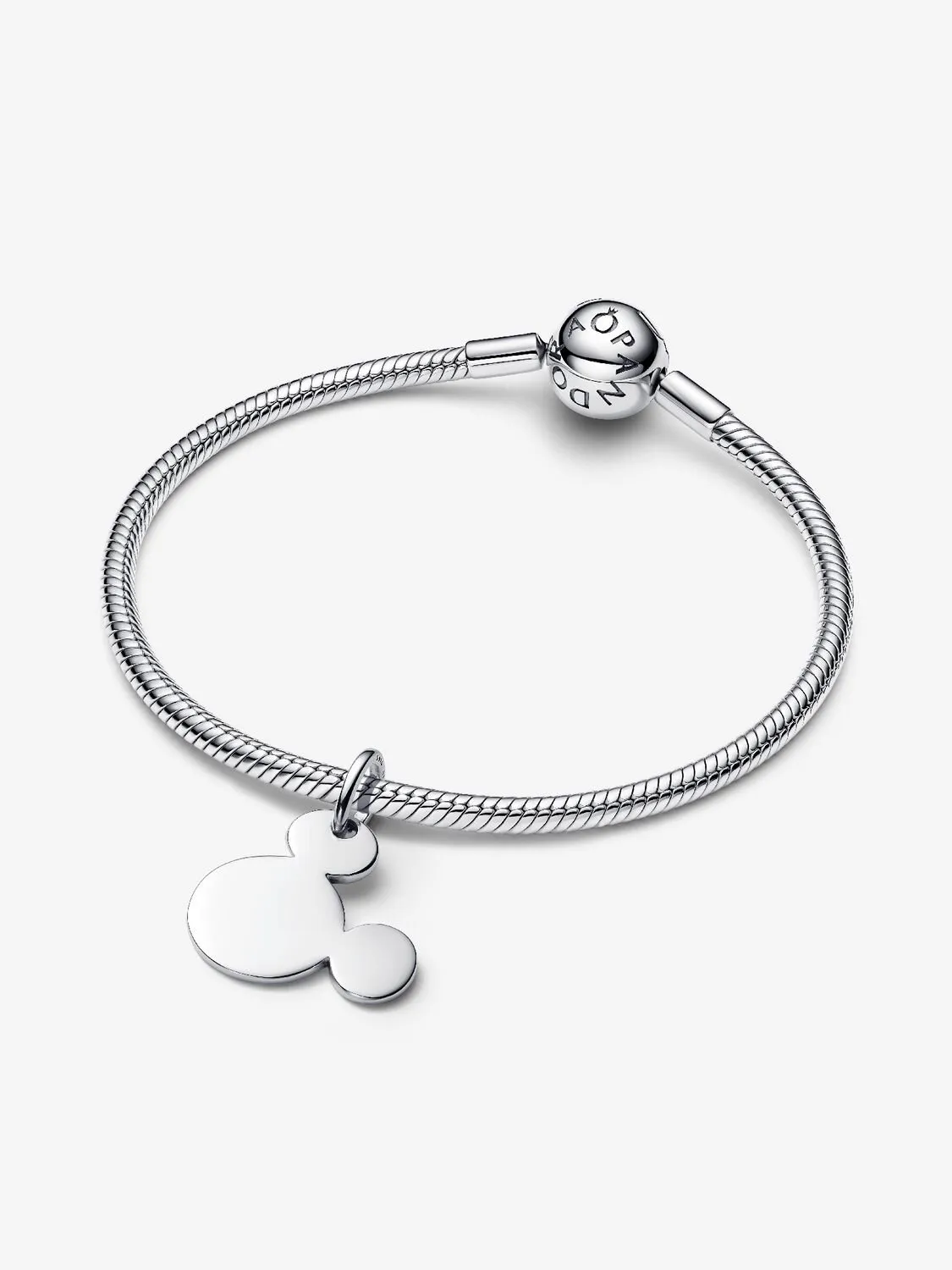 Disney engravable Mickey Mouse sterling silver dangle / 793994C00