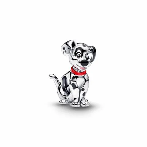 Disney Patch sterling sillver charm with red, pink