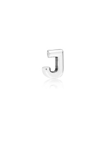 Letter J silver petite element