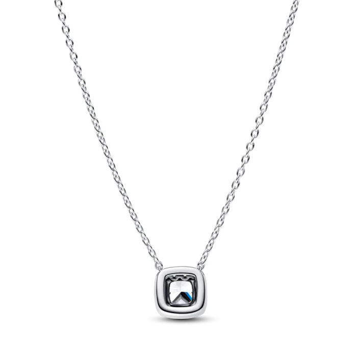 Sterling silver collier with clear cubic zirconia/393560C02-45