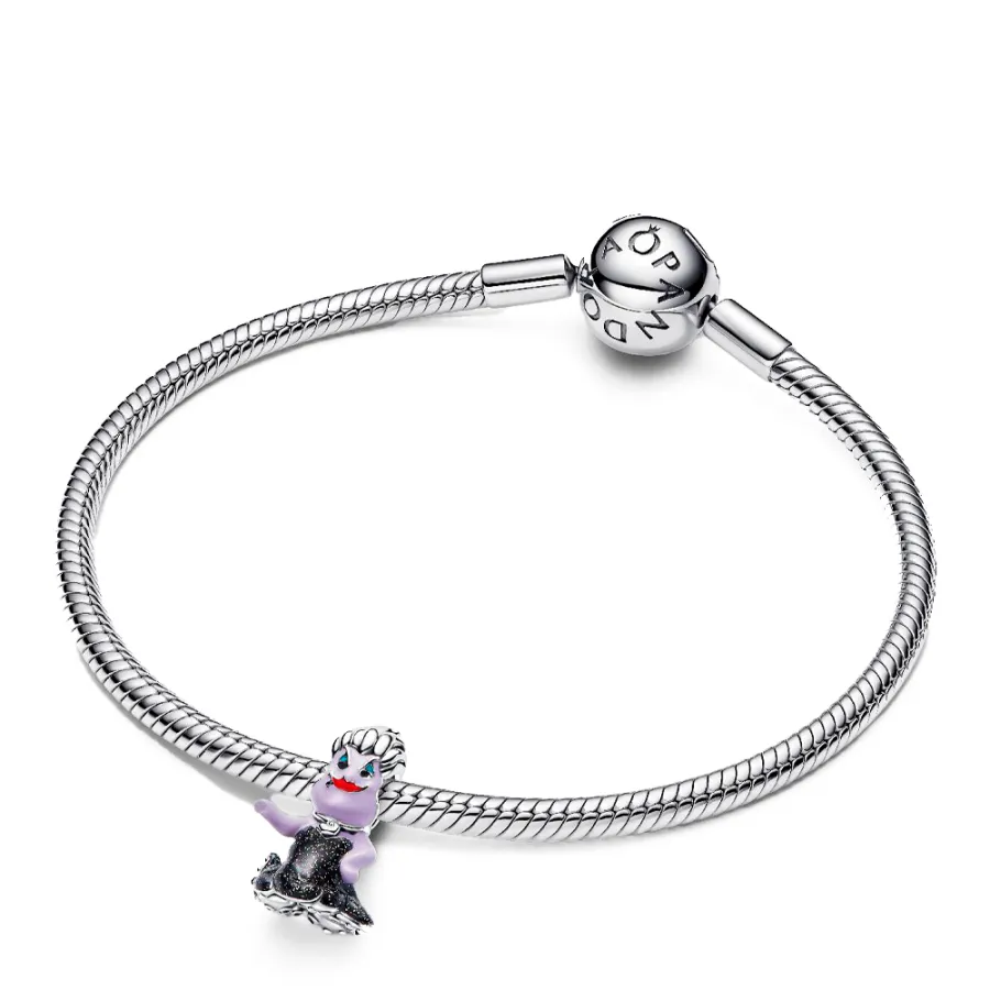 Disney Ursula sterling silver charm with black, purple, red and blue enamel/ 794331C01