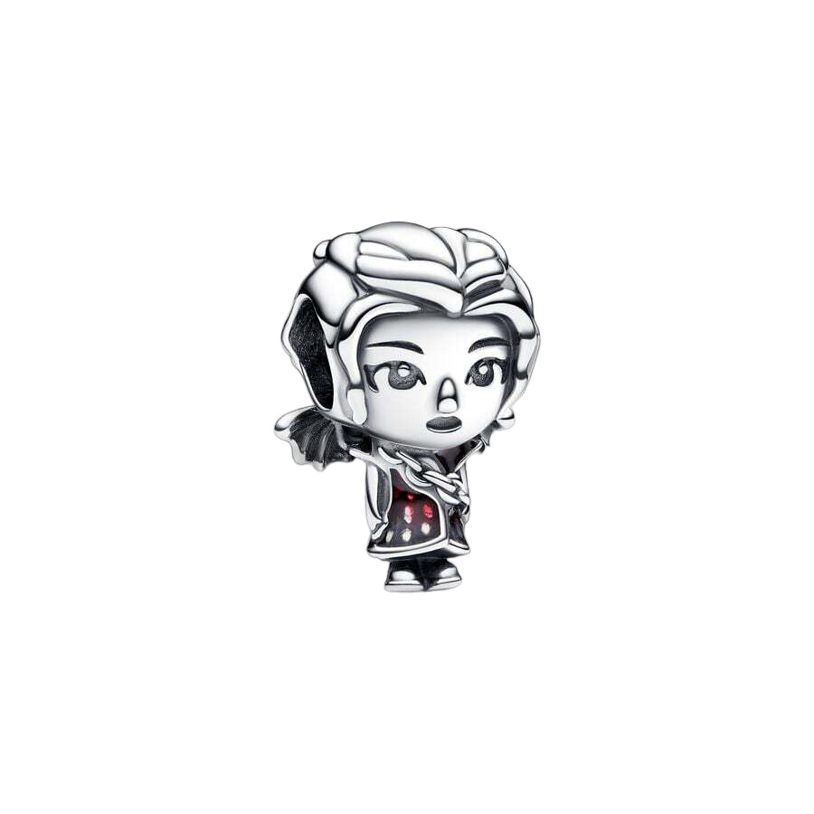 Project House Daenerys sterling silver charm with transparent red enamel