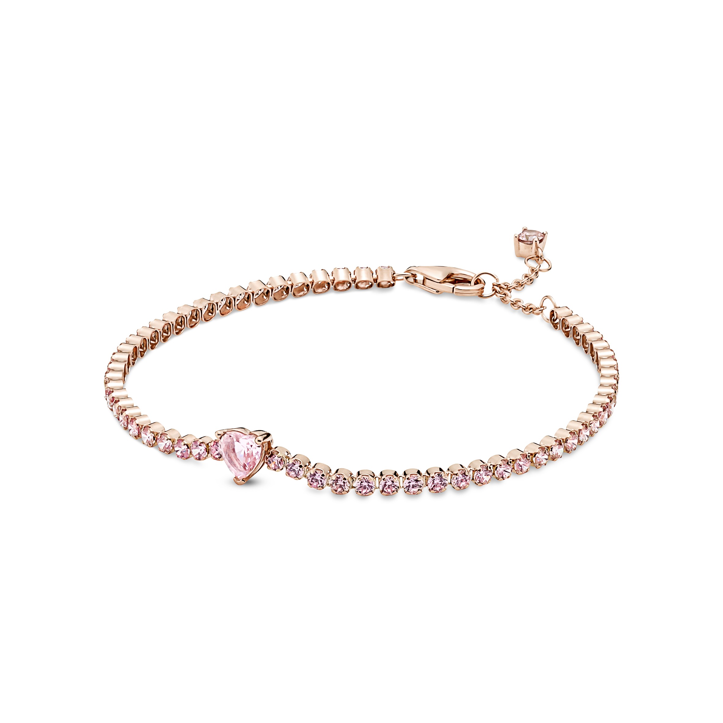 Rose Rose Gold plated metal blend Bracelet / 580041C01-16