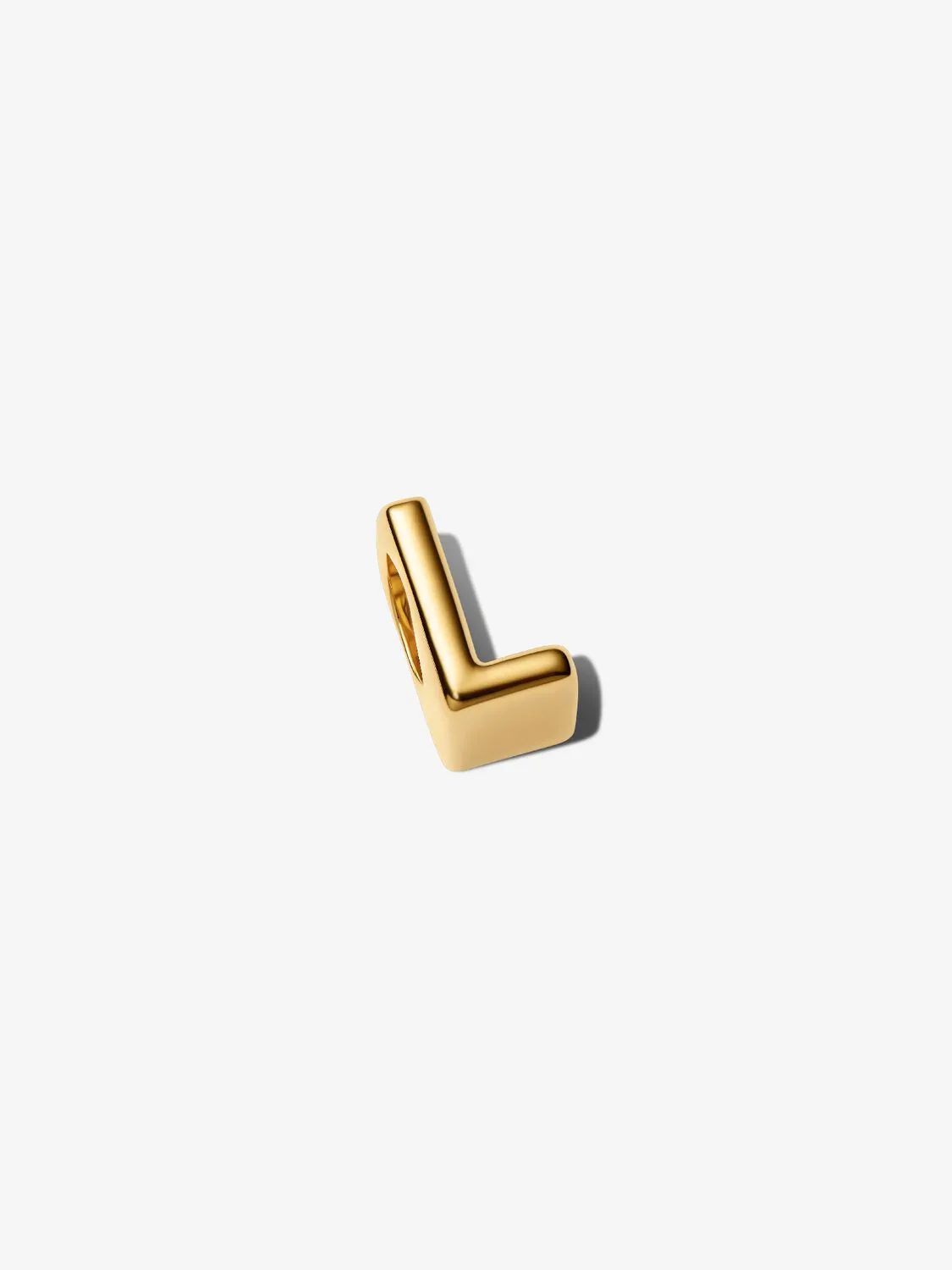 Letter L 14k gold-plated charm/ 763958C00