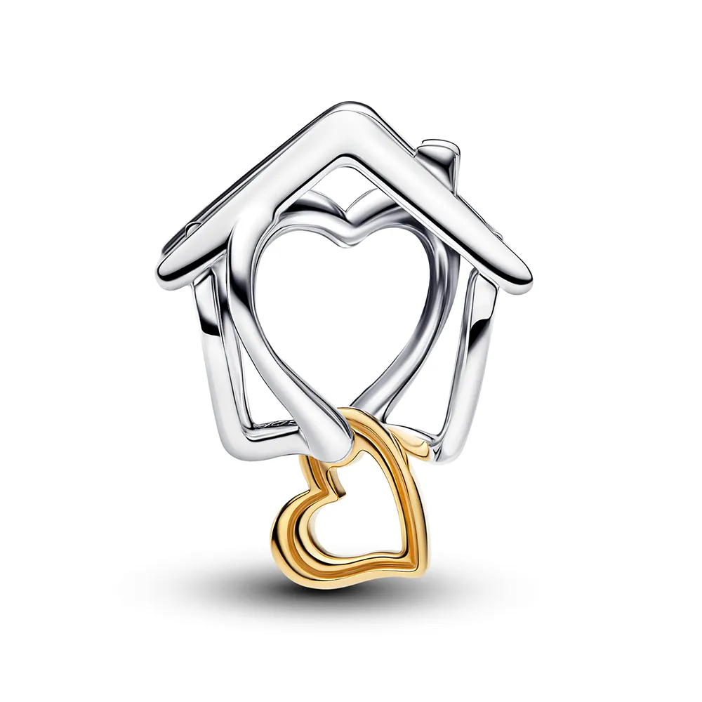 Home sterling silver and 14k gold-plated charm/764145C00