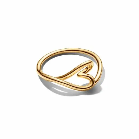 Heart 14k gold-plated ring/ 164361C00-56