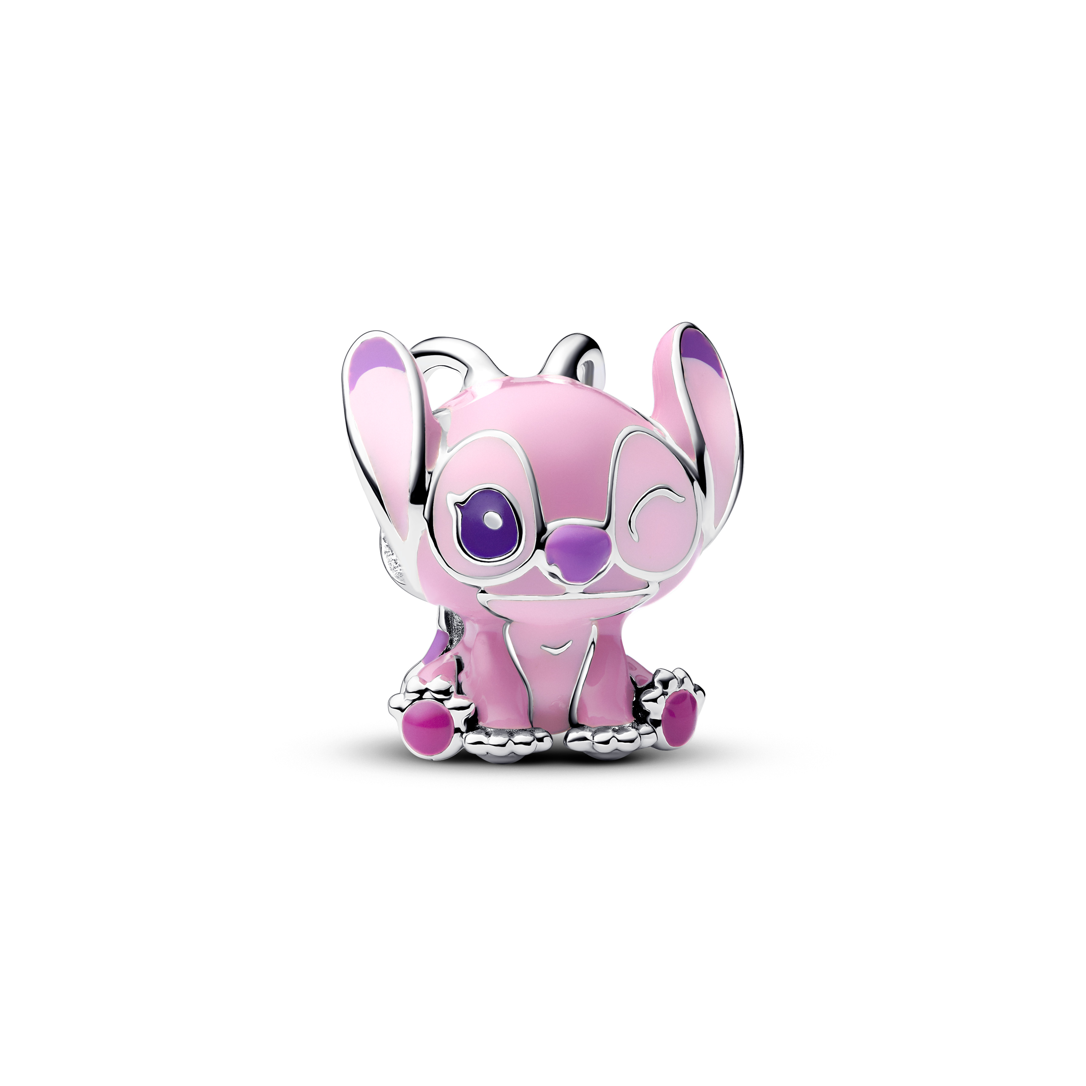 Disney Angel sterling silver charm with purple and