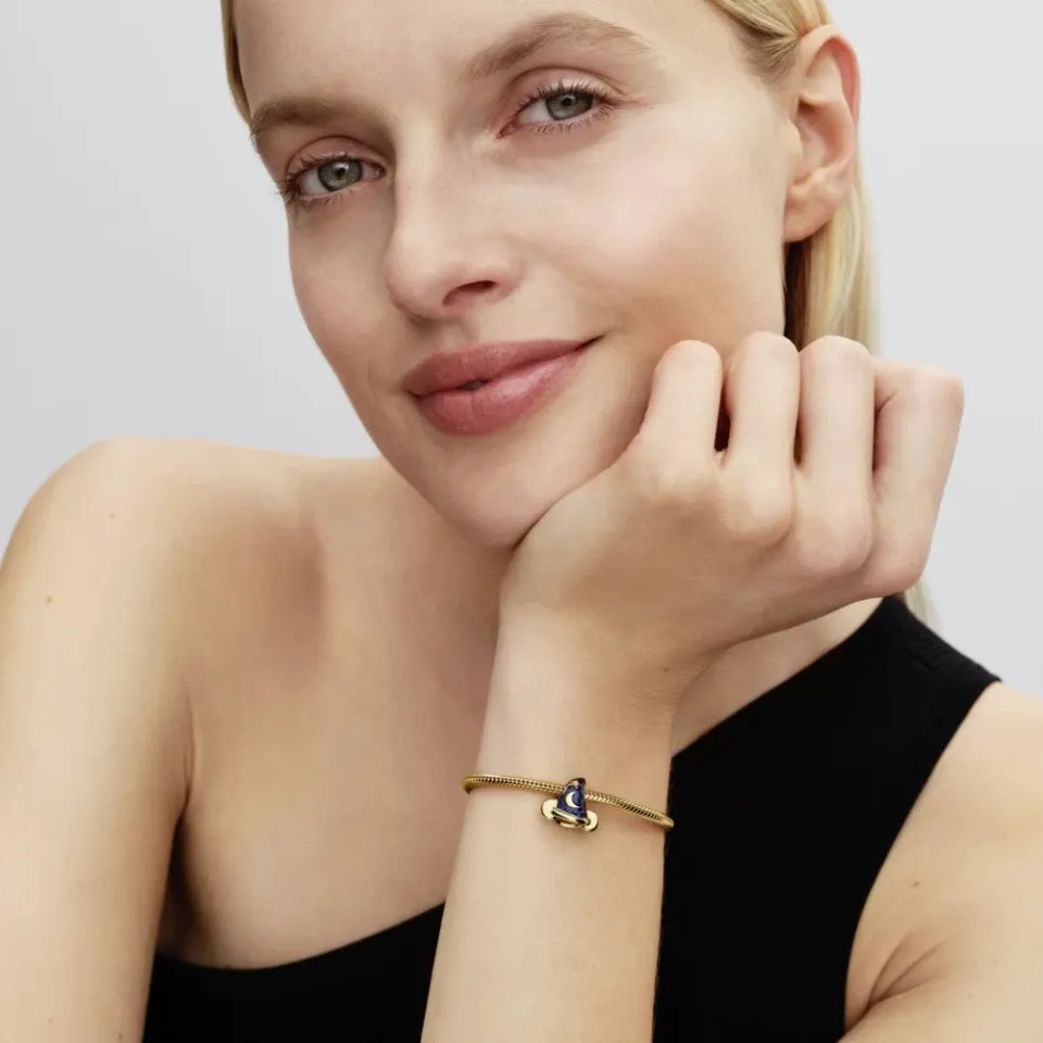 Disney Sorcerers hat 14k gold-plated charm with 0.