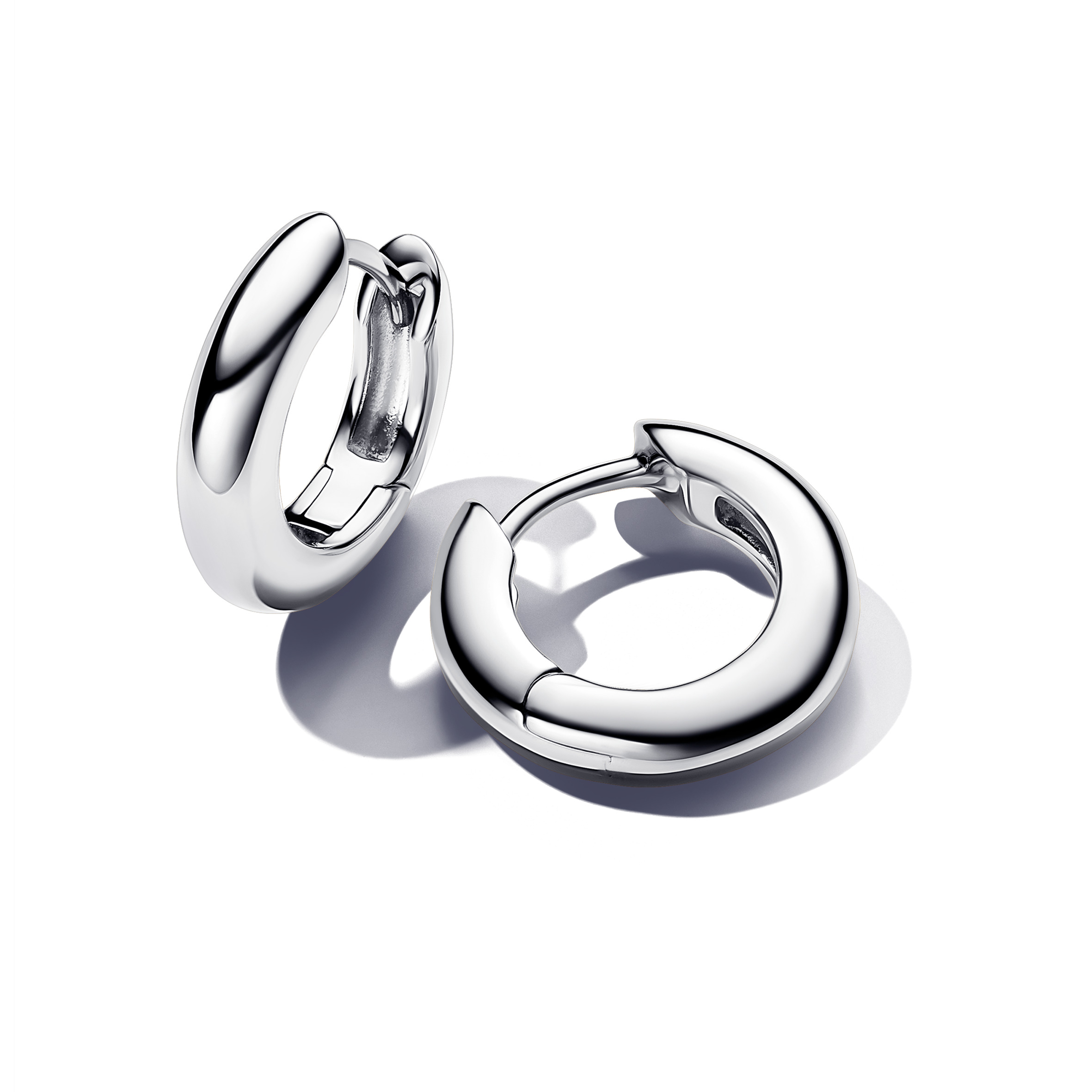 Sterling silver hoop earrings