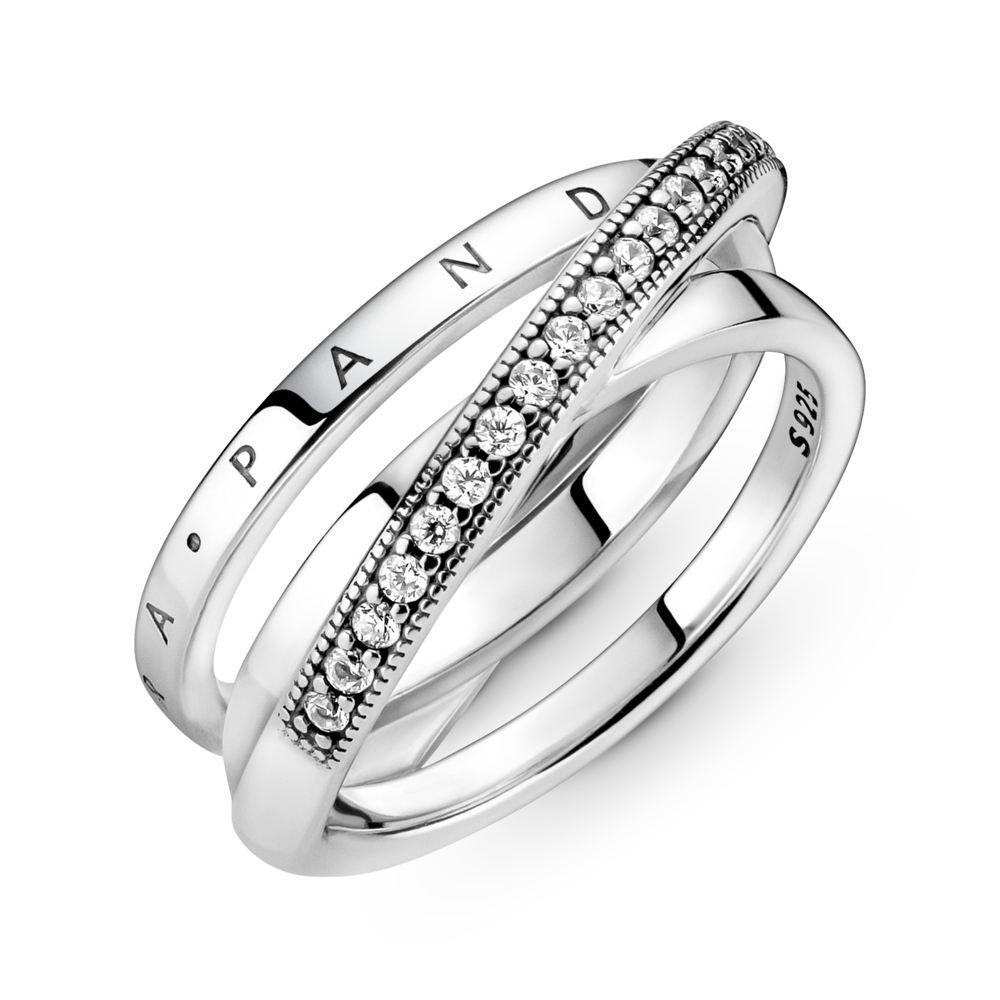 Signature Sterling Silver Ring / 199057C01-52