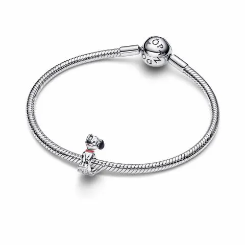 Disney Patch sterling sillver charm with red, pink and black enamel / 794469C01