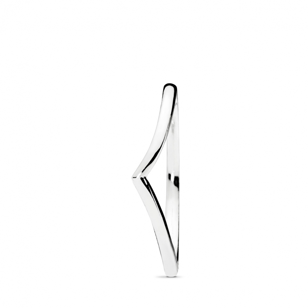 Wishbone silver ring/ 196314-52