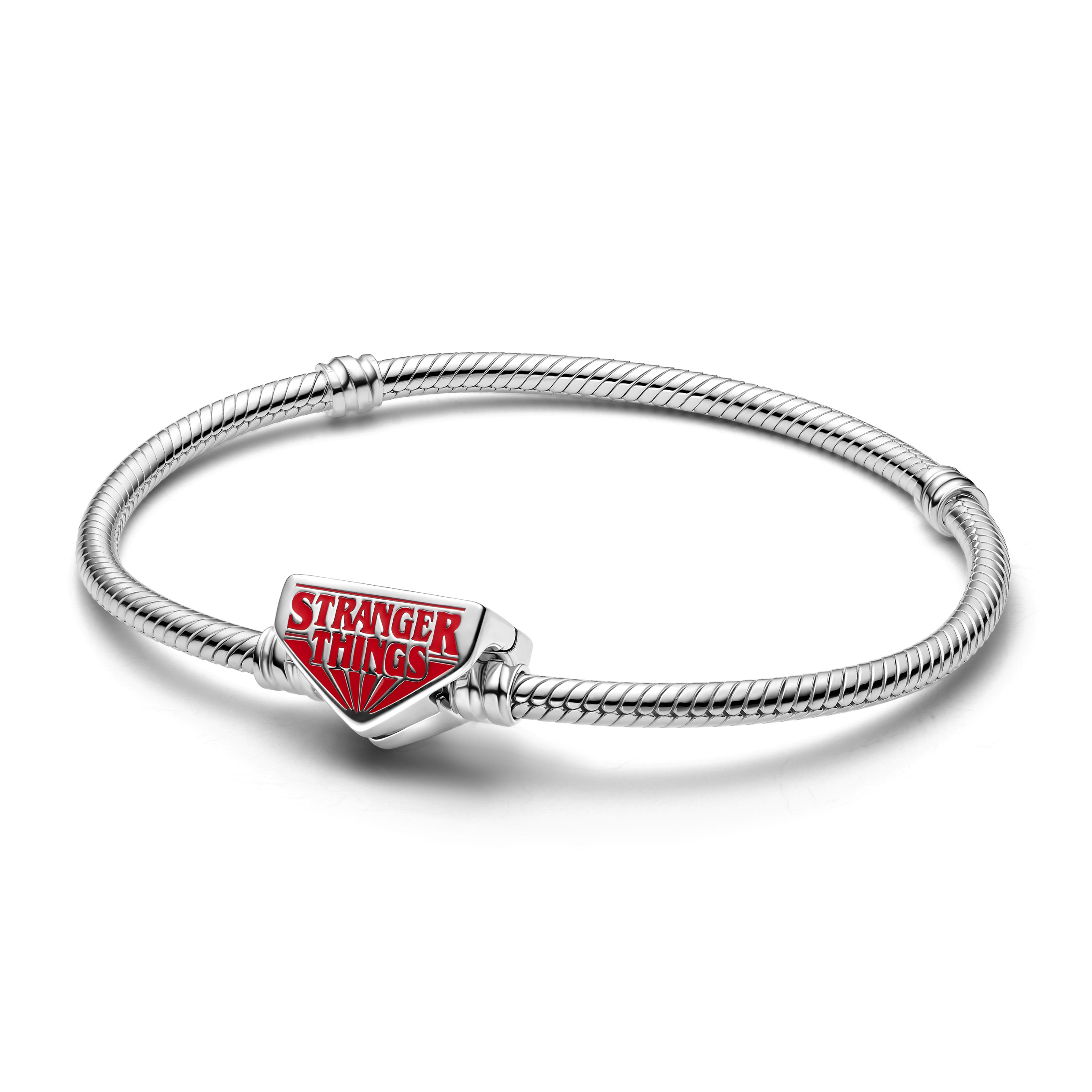 Stranger Things snake chain sterling silver bracel