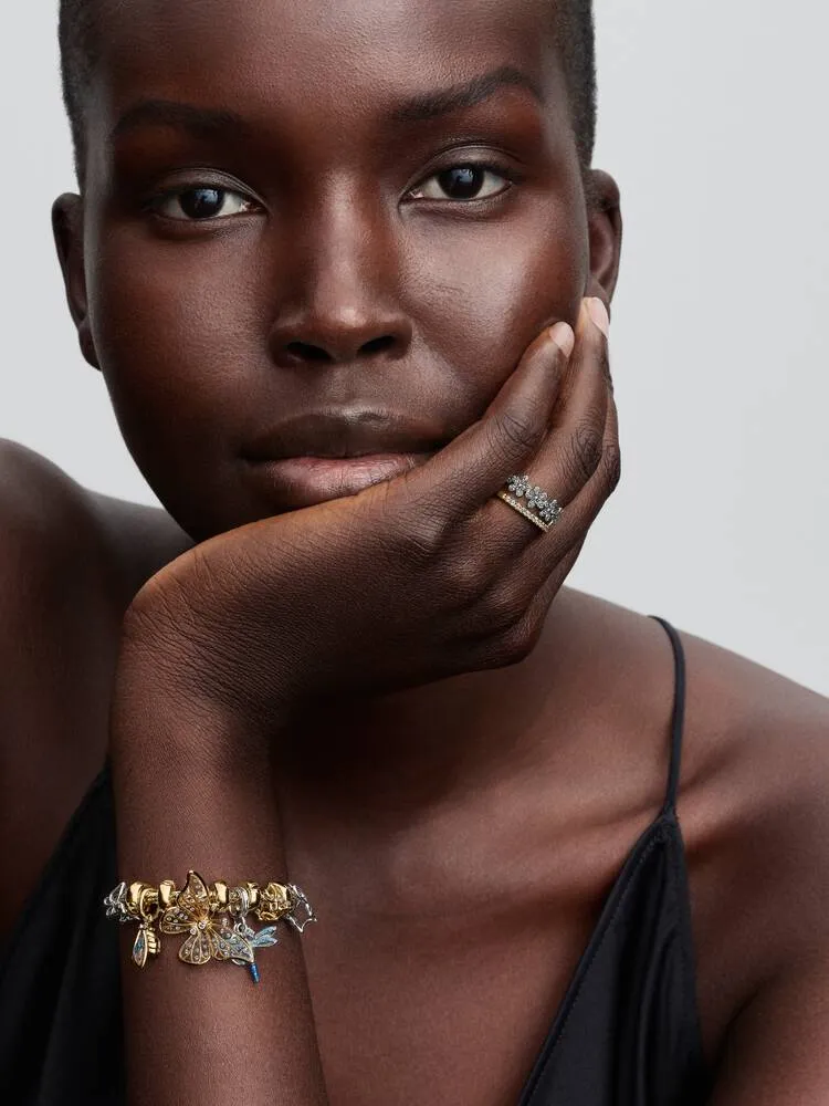 Tulip sterling silver charm/ 794488C00