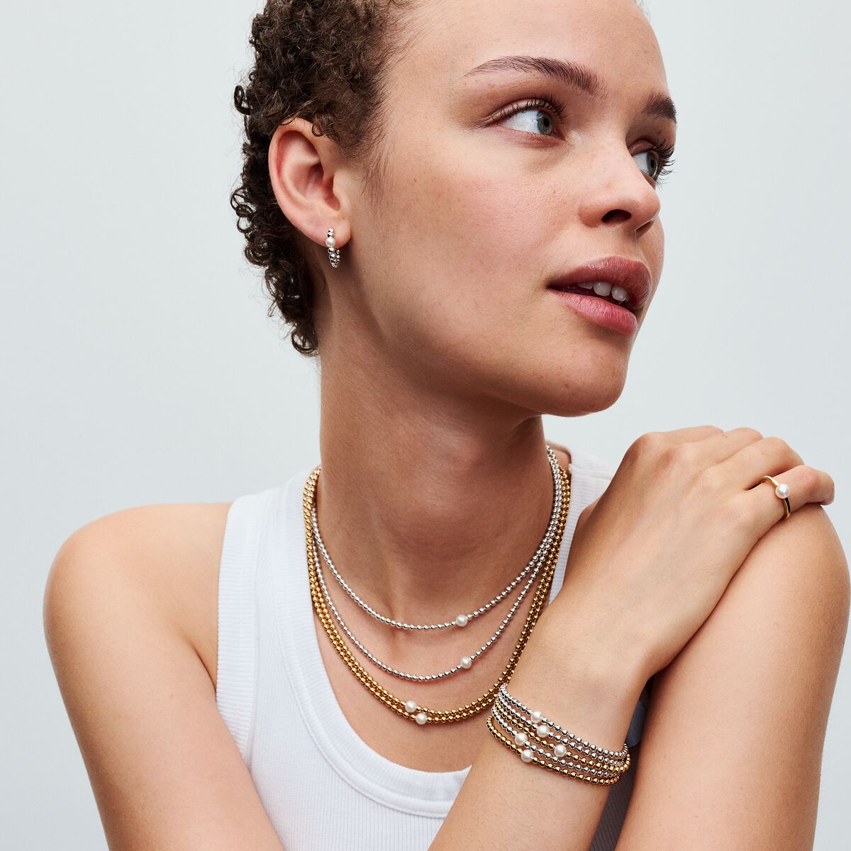 Timeless Gold Plated Bracelet / 563173C01-18