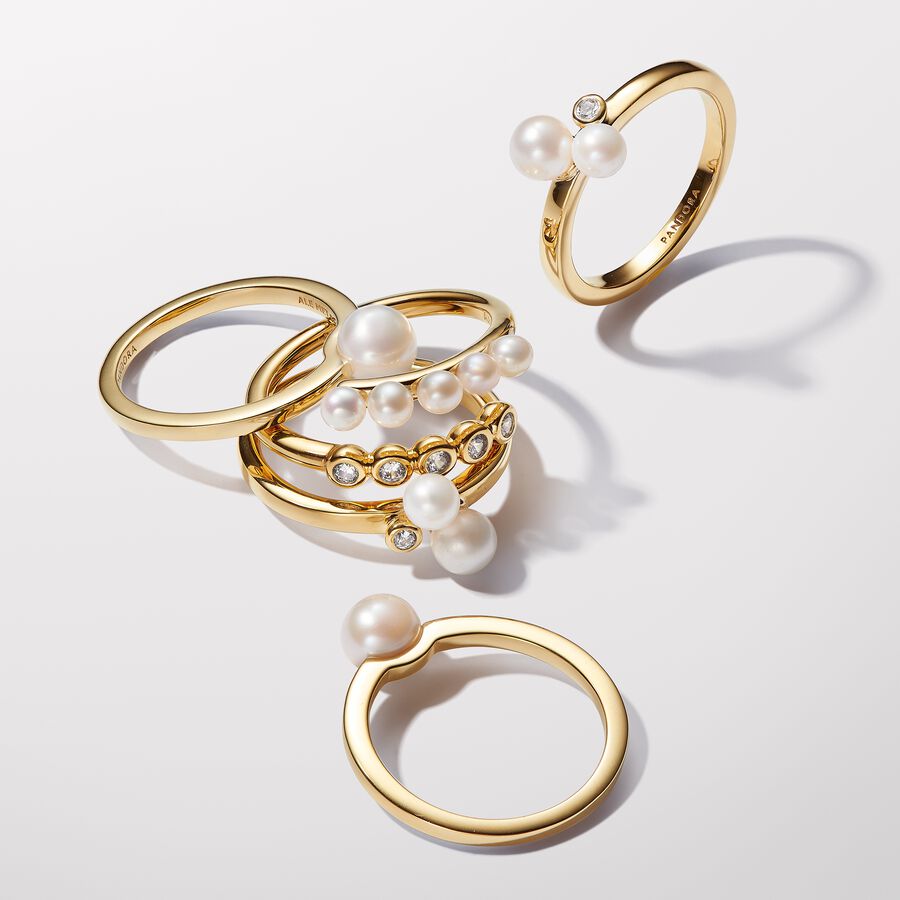 Timeless Gold Plated Ring / 163146C01-54