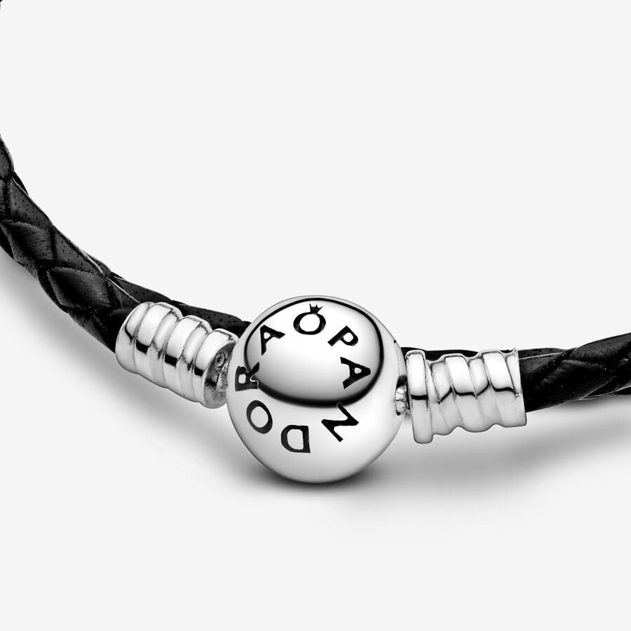PANDORA Leather Bracelet/590745CBK-D1