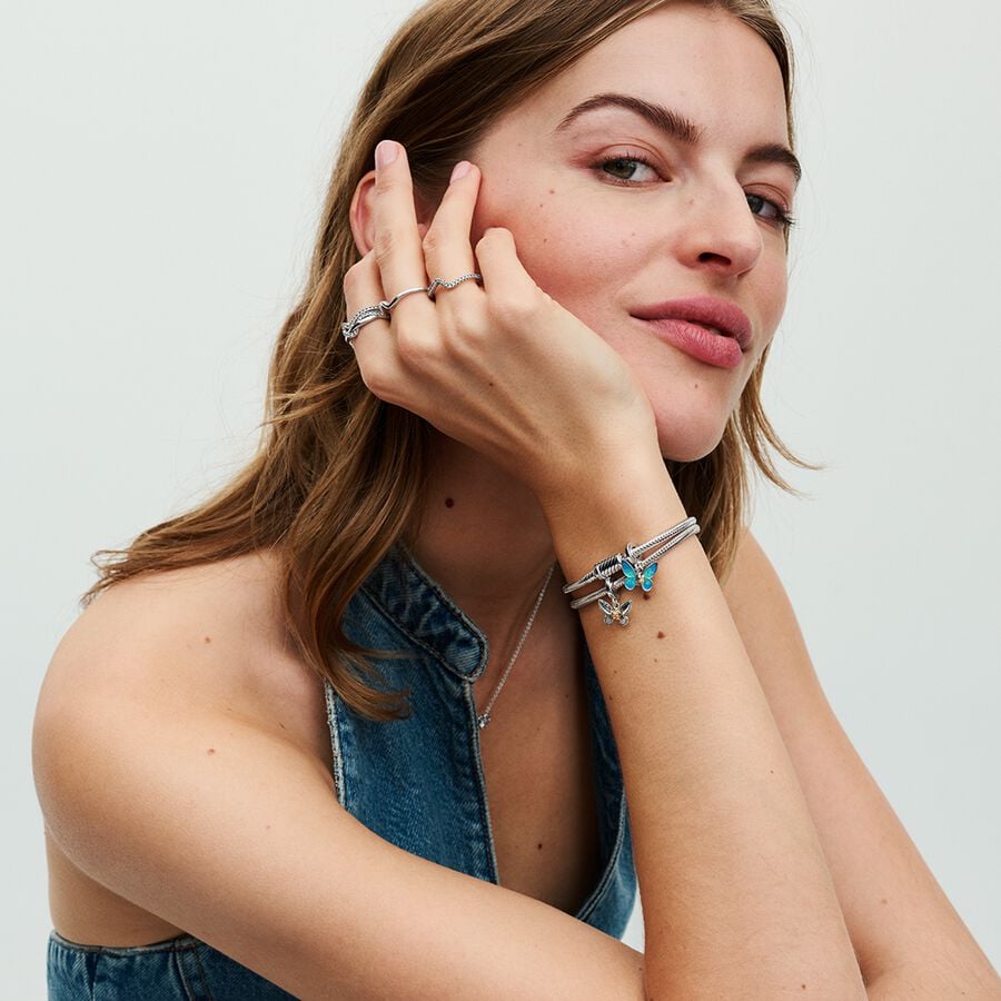 Moments Sterling Silver Bracelet / 590122C00-17